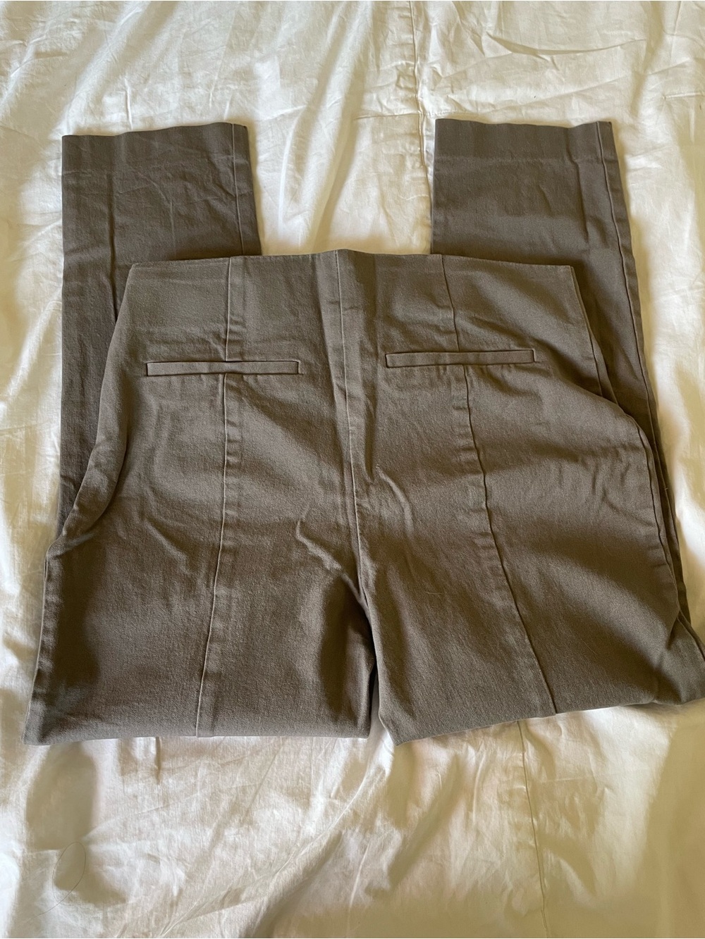 a new day Brown Side Zip Skinny Ankle pants Size 6 - Picture 3 of 4